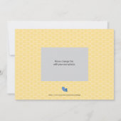 忙しいハチのバーティーお誘い 招待状 (裏面)