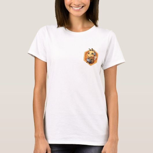 忙しいハチ Tシャツ (正面)