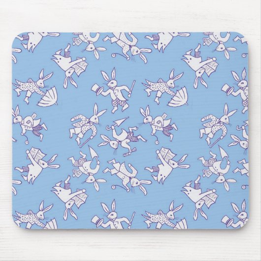 忙しいバニー マウスパッド (正面)