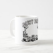 忙しいボディ コーヒーマグカップ (正面左)