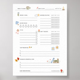 忙しいママのためのセルフケアプランナー　～ほっこりウェルネス～ ポスター