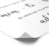 忙しいママを助けるエバーグリーン　封筒に宛名書き ポスター (角)