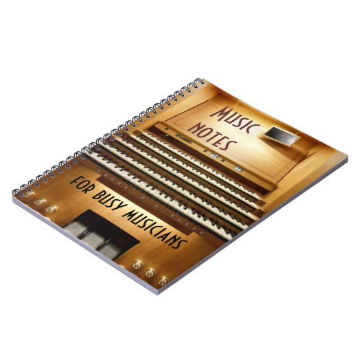 忙しいミュージシャンのための音楽ノート ノートブック (左側)