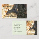 忙しいリスの名刺 名刺 (正面/裏面)