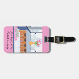 忙しい猫 - 孤独は贅沢 ラゲッジタグ