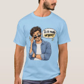 忙しい男のシャツ Tシャツ (正面)