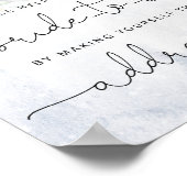 忙しい花嫁を助ける 冬の封筒宛名書き ポスター (角)