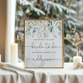 忙しい花嫁を助ける - 封筒に住所を書く ポスター