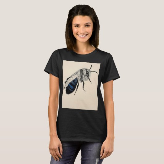 忙しい蜂 Tシャツ (正面フル)