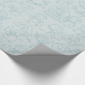 忙しい雪だるまのホリデーラッピング ラッピングペーパー (角)