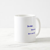忙しく醜いマグ コーヒーマグカップ (正面右)