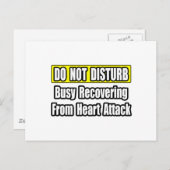 忙しハート攻撃からの回復 ポストカード (正面/裏面)