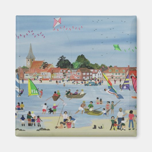 忙しビーチ マグネット (正面)