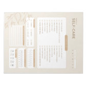 忙しユダヤ人マムウィークリー自己気にプランナー2024 ノートパッド (正面)