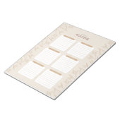 忙しユダヤ母の週間トレーニングルーチンプランナー2 ノートパッド (アングル)