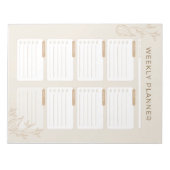 忙しユダヤ母の週間プランナー2024 ノートパッド (正面)