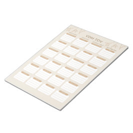 忙しユダヤ母ヨムトフミールプランナー ノートパッド