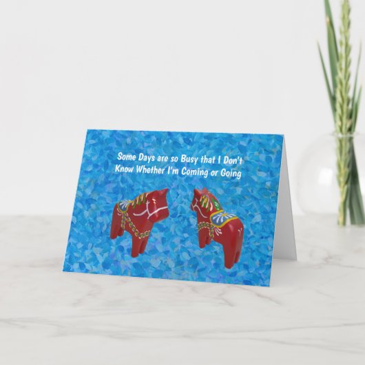 忙し元気だった？ カード (正面)