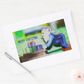 忙し小妖精や小人バイシャーリーテイラー 長方形シール (封筒)