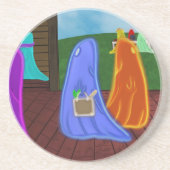 忙し幽霊 コースター (正面)