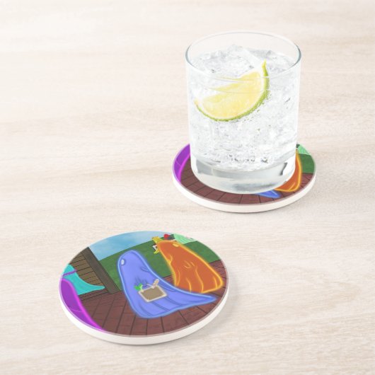 忙し幽霊 コースター (側面)