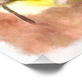 忙し忙し忙し蜂蜜水絵画色 ポスター (コーナー)