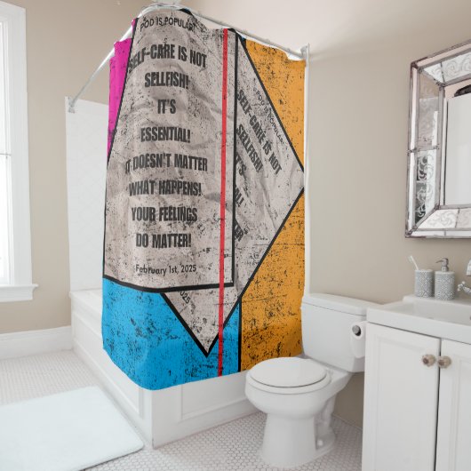 忙し日シャワーカーテン！ シャワーカーテン (インサイチュ)