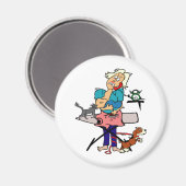 忙し母 マグネット (正面/裏面)