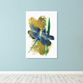 忙し虫の絵画虫 キャンバスプリント (インサイチュ (ウッドフロア))