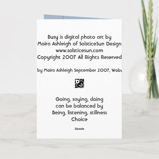 忙し カード (裏面)