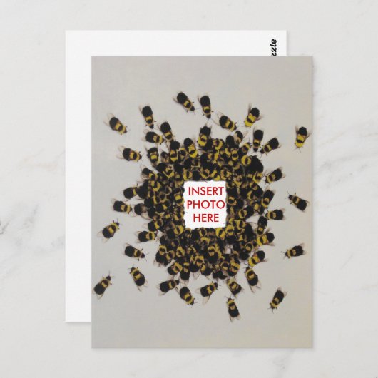 忙しBEE PHOTO INSERTはがき ポストカード (正面/裏面)