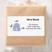 忙しBees New Home Address ラベル (インサイチュ)