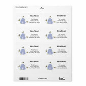 忙しBees New Home Address ラベル (フルシート)