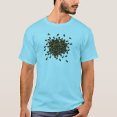 忙しTシャツを燃やす Tシャツ (正面)