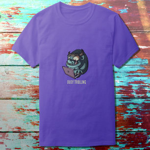 忙しTroling Internet Troll Laptopの漫画 Tシャツ