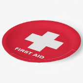 応急処置および緊急救済パーティー/イベント紙Pl ペーパープレート (アングル)