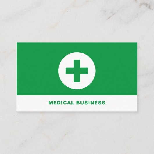 応急処置の記号、一般開業医、ナース 名刺 (裏面)