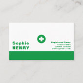 応急処置の記号、一般開業医、ナース 名刺 (正面)