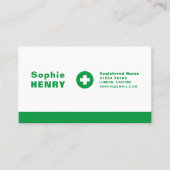 応急処置の記号、一般開業医、ナース 名刺 (正面)