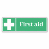 応急処置ラベル シール (正面)