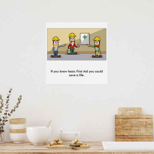 応急処置02 ポスター (キッチン)