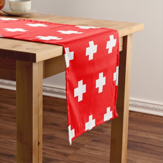 応急処置、メディック(クロス)、デスク救済デカー/スイス ショートテーブルランナー (インサイチュ)