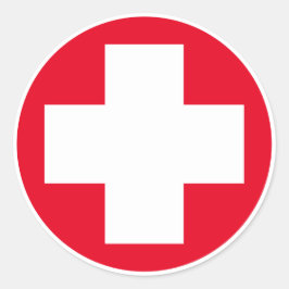 応急処置 – Medic （クロス） – 救急車、歯科救済科 ラウンドシール