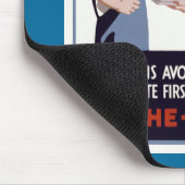 応急手当てのポスター マウスパッド (コーナー)