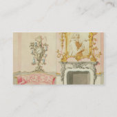 応接室のインテリアのための提案、1755-60年(w/c 名刺 (裏面)