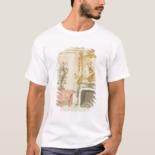 応接室のインテリアのための提案、1755-60年(w/c tシャツ (正面)