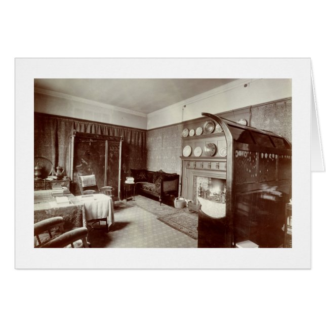 応接室、Kelmscottの家、ロンドン1896年(写真 (正面横)