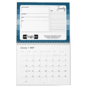 応援あいさつ文ロゴ – Business Office カレンダー (1月 2027)