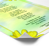 応援ありがとう詩のポスター ポスター (角)