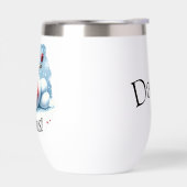 応援おもしろい雪だるま飲料ワパーソナライズされたイン (左面)